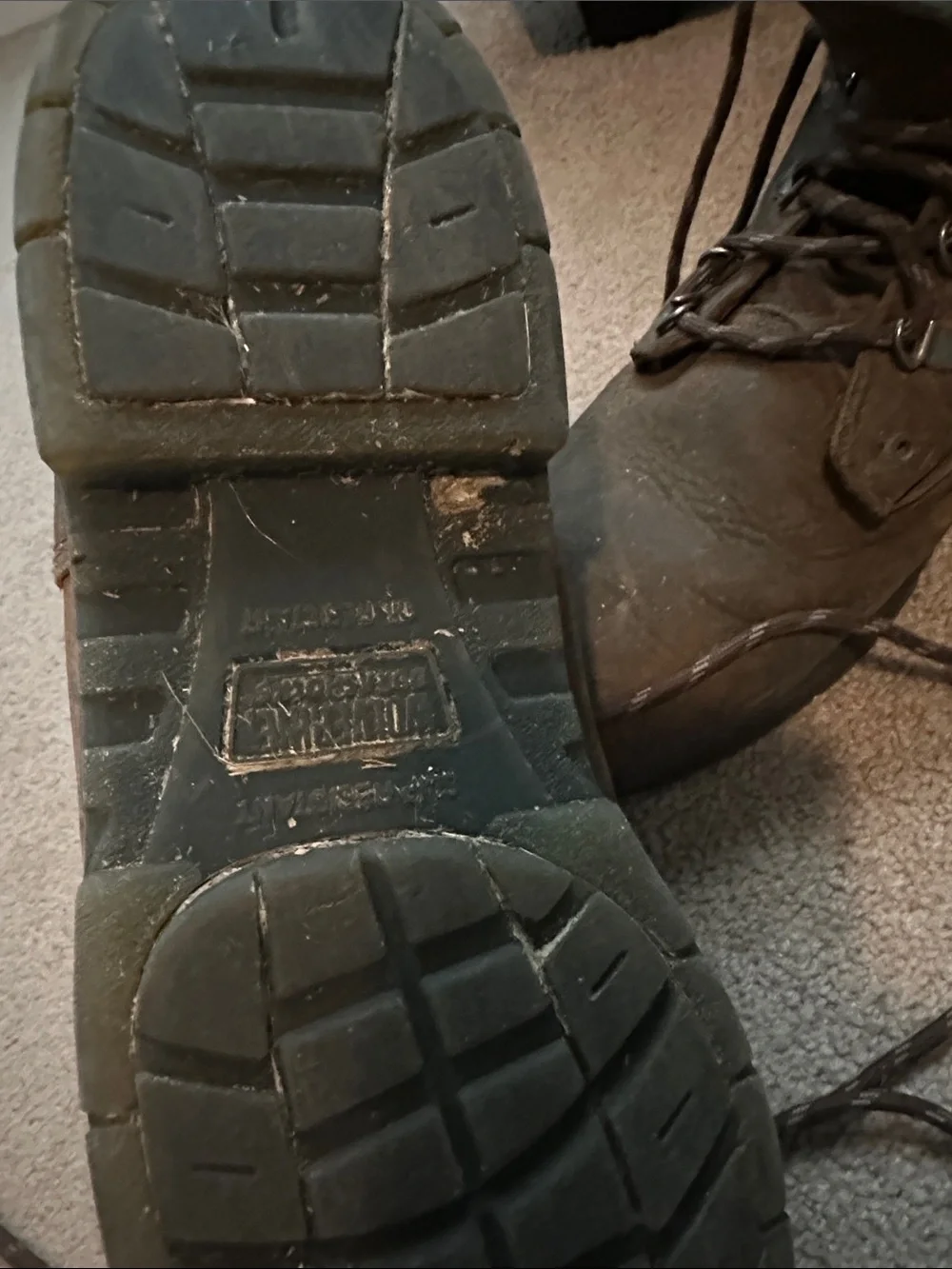 Wolverine Brown Men's Lace-Up Work Boots